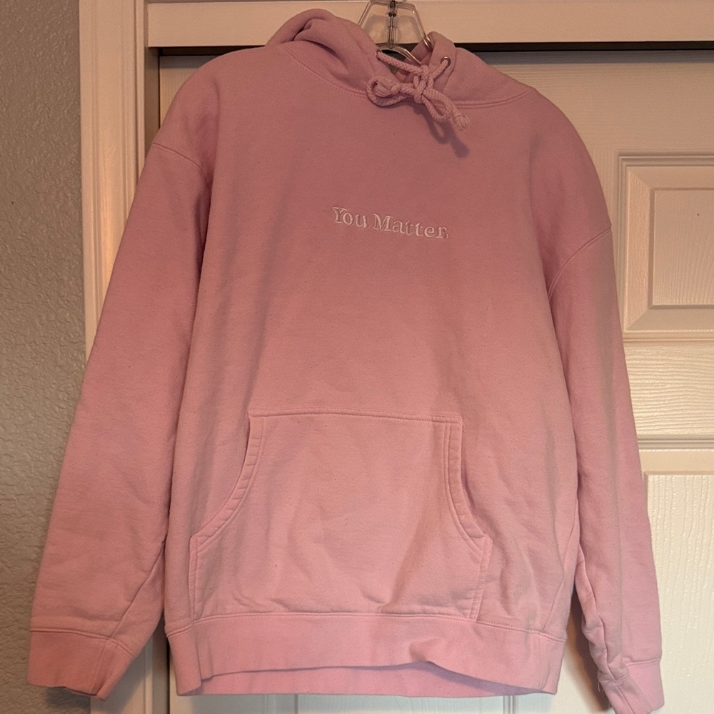 Pink Hoodie Sweater